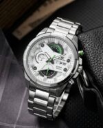 Edifice Casio Chronograph Silver Dial - Image 3