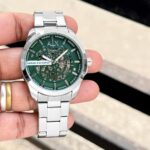 Armani Exchange Hampton Green Skeleton Dial - Image 3