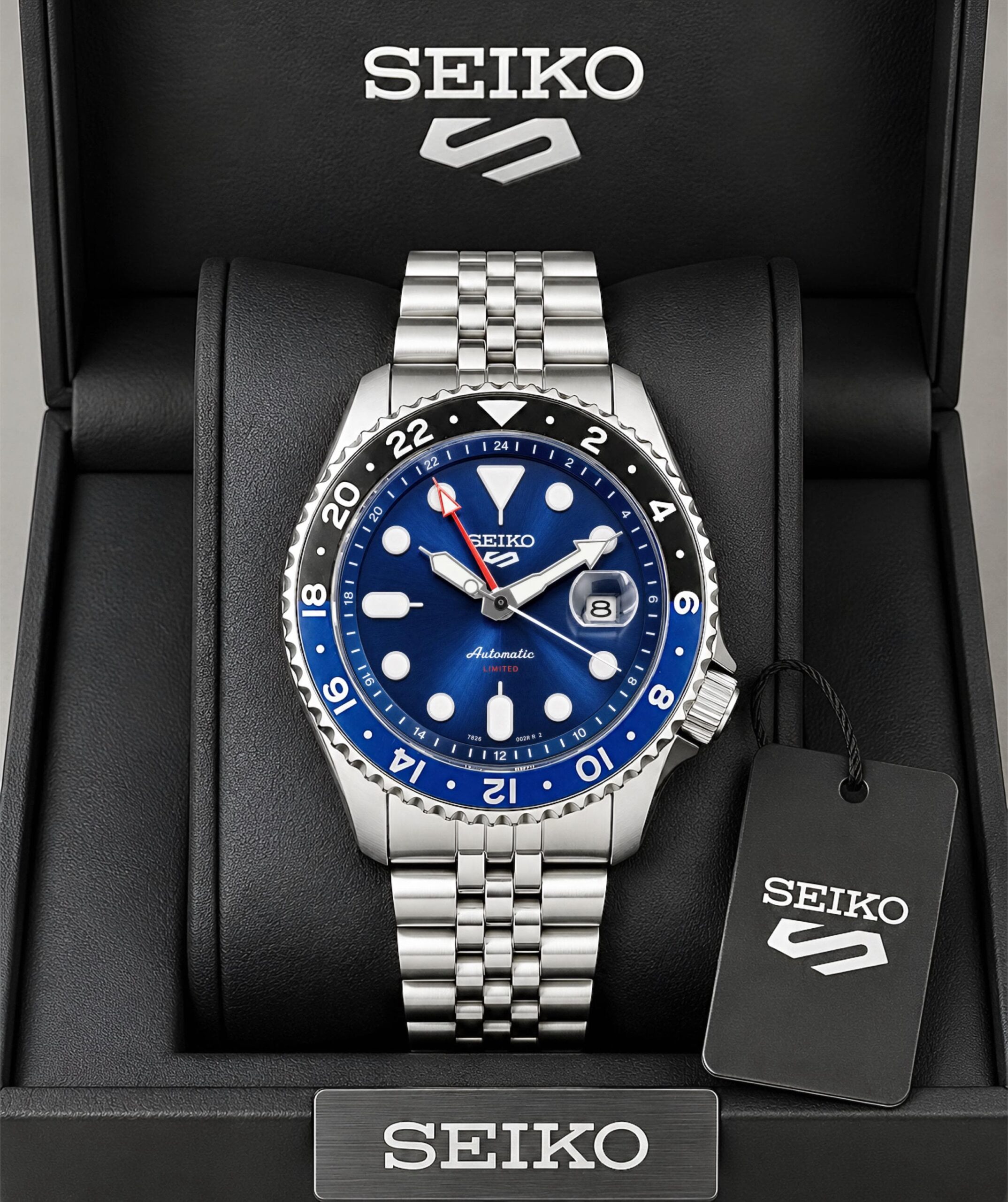 WhatsApp Image 2026-07-05 at 12.52.33 PM (1) Seiko GMT Automatic Blue Dial - Image 1
