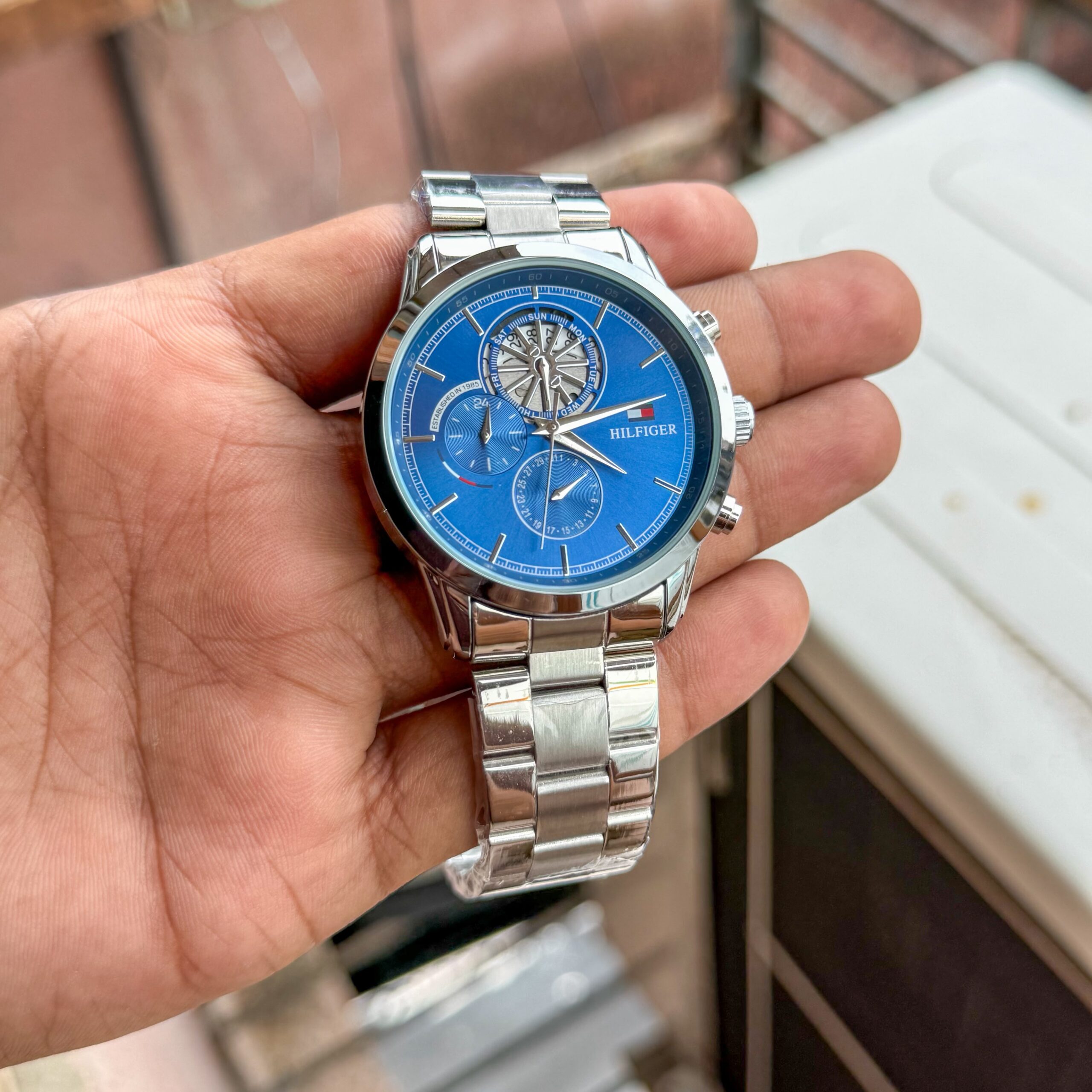 WhatsApp Image 2026-07-05 at 12.53.52 PM Tommy Hilfiger Stance Blue Dial - Image 1