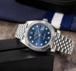 Rolex Oyster Perpetual Blue Diamond Dial - Image 3