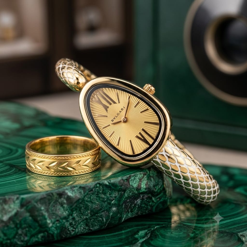 WhatsApp Image 2026-07-05 at 12.57.08 PM (1) Bvlgari Serpenti Yellow Dial - Image 1