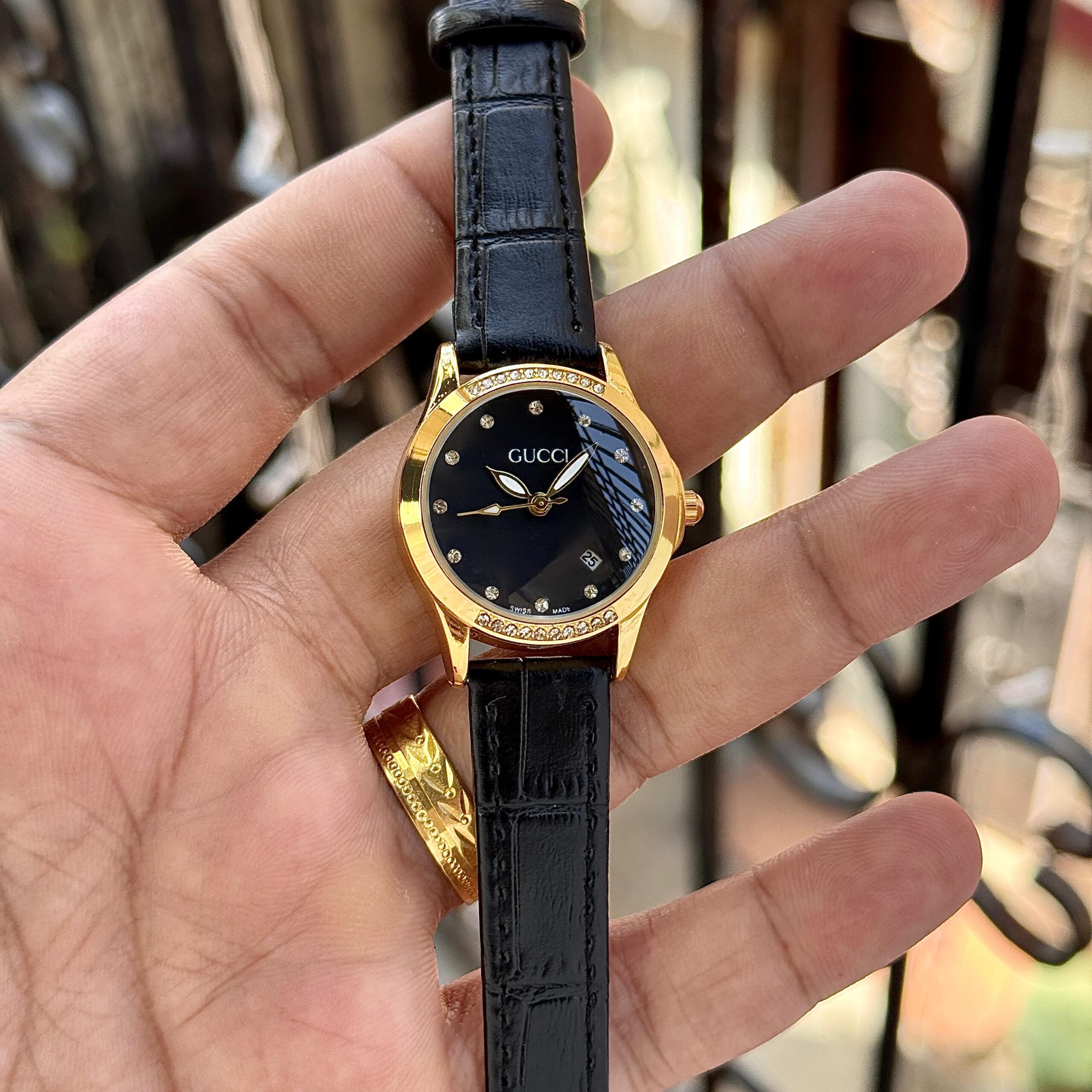WhatsApp Image 2026-07-05 at 12.57.40 PM Gucci Glossy Black Diamond Edition - Image 1