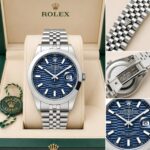 Rolex Datejust Blue Motif Dial Silver Edition - Image 6