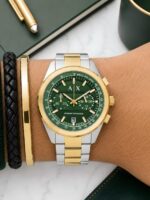 Armani Exchange Rafael Green Dial Chronograph - Image 5