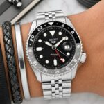 Seiko 5 Sports GMT Automatic Black Dial