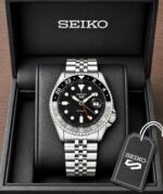 Seiko 5 Sports GMT Automatic Black Dial - Image 3