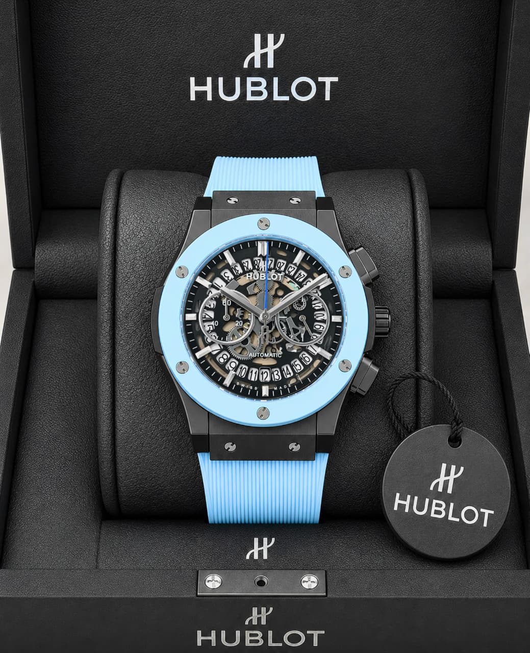 WhatsApp Image 2026-07-05 at 8.23.00 PM (1) Hublot Big Bang Skeleton Sky Blue Edition - Image 1