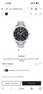 Movado Series 800 Chronograph Black Edition - Image 2