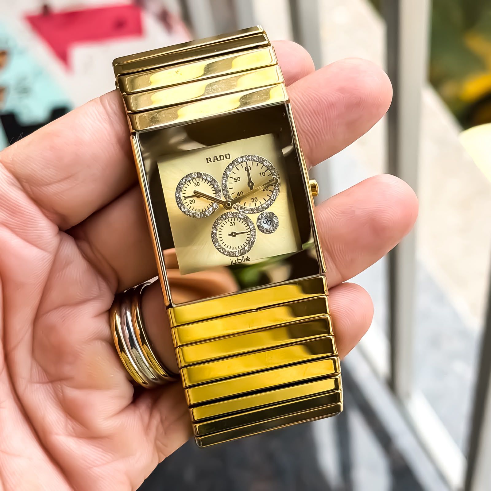 WhatsApp Image 2026-07-05 at 8.24.36 PM Rado Jubilé Gold Ceramic Diamond Dial - Image 1