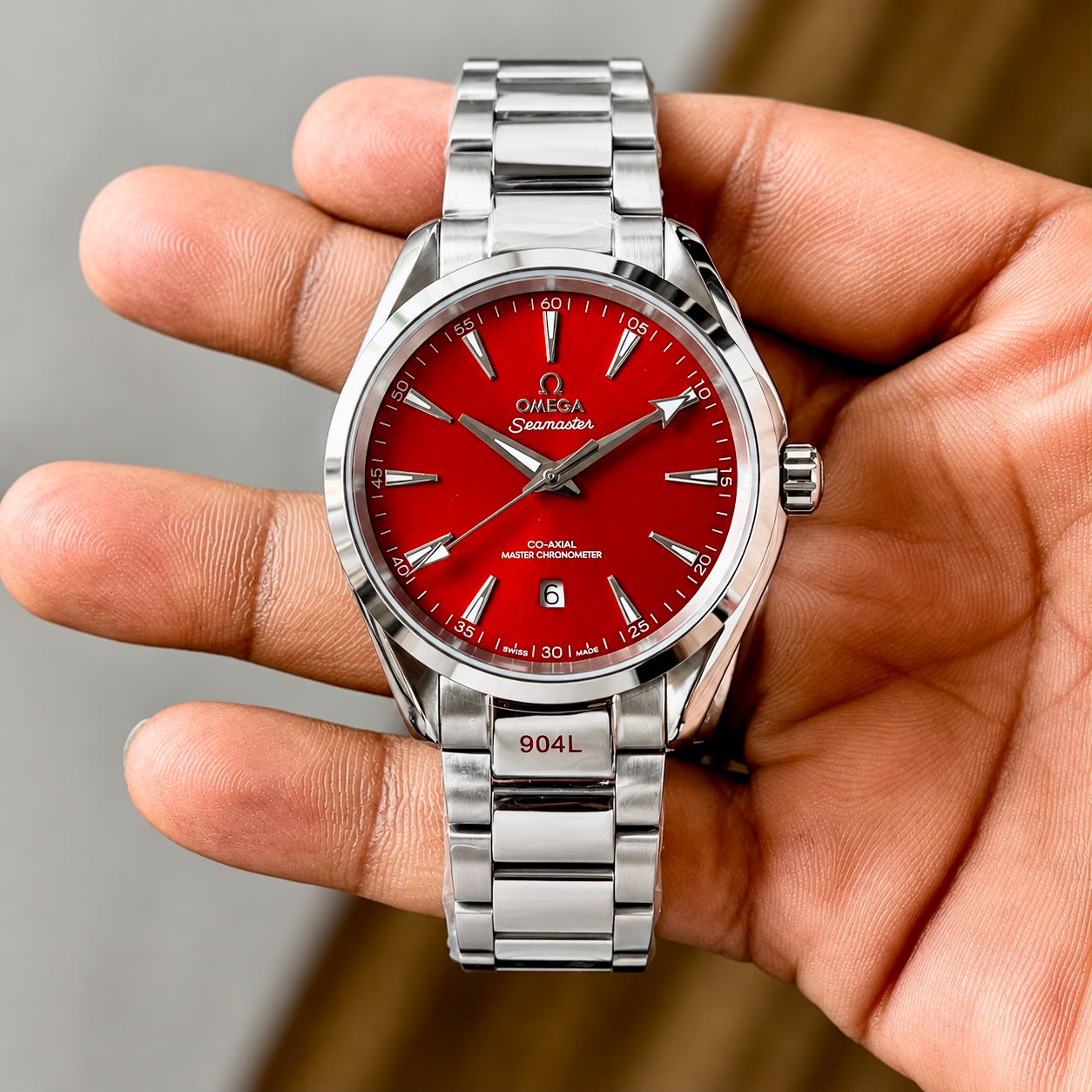 WhatsApp Image 2026-07-07 at 12.04.40 AM (1) Omega Seamaster Red Dial Automatic - Image 1