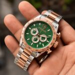 Aigner Green Dial Chronograph Rose Gold - Image 2
