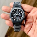 Edifice Casio Sapphire Black Chronograph