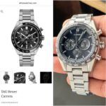 Tag Heuer Carrera Chronograph Black Dial - Image 2