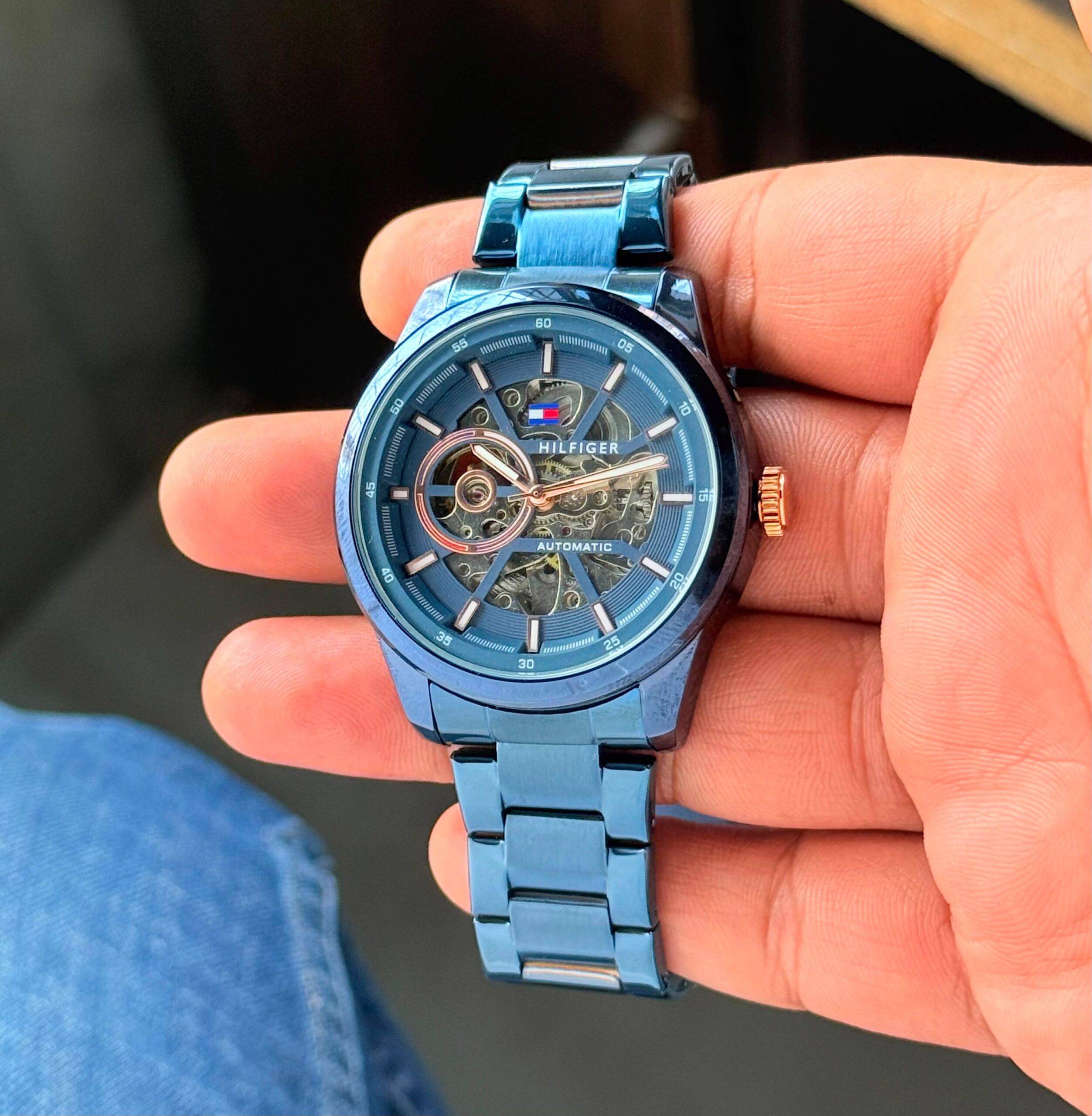 WhatsApp Image 2026-07-07 at 12.10.25 AM (1) Tommy Hilfiger Modern Automatic Blue Edition - Image 1