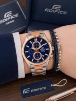 Edifice Casio Standard Chronograph Blue Dial - Image 3