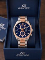 Edifice Casio Standard Chronograph Blue Dial - Image 5