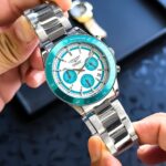 Longines Ice Blue & White Dial Two-Tone Chronograph - Image 2