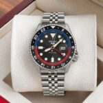 Seiko GMT Silver Automatic