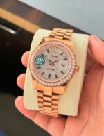Rolex Oyster Perpetual Day-Date Diamond Dial Automatic - Image 3