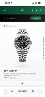Rolex Sky-Dweller Silver Quartz - Image 3