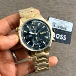 Hugo Boss Globetrotter Black Dail Chronograph