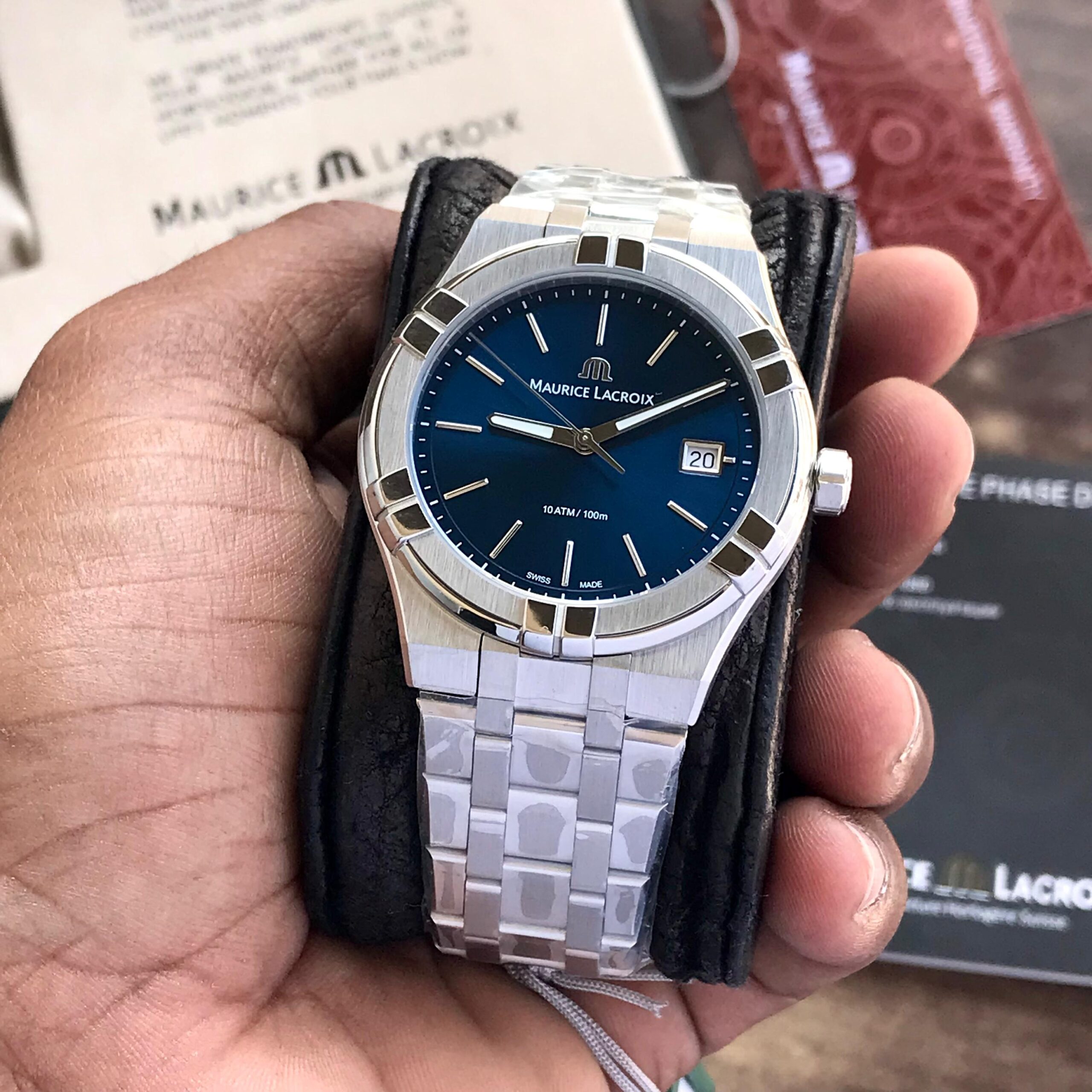 WhatsApp Image 2026-07-09 at 3.47.13 PM (1) Maurice Lacroix Blue Dial Quartz - Image 1