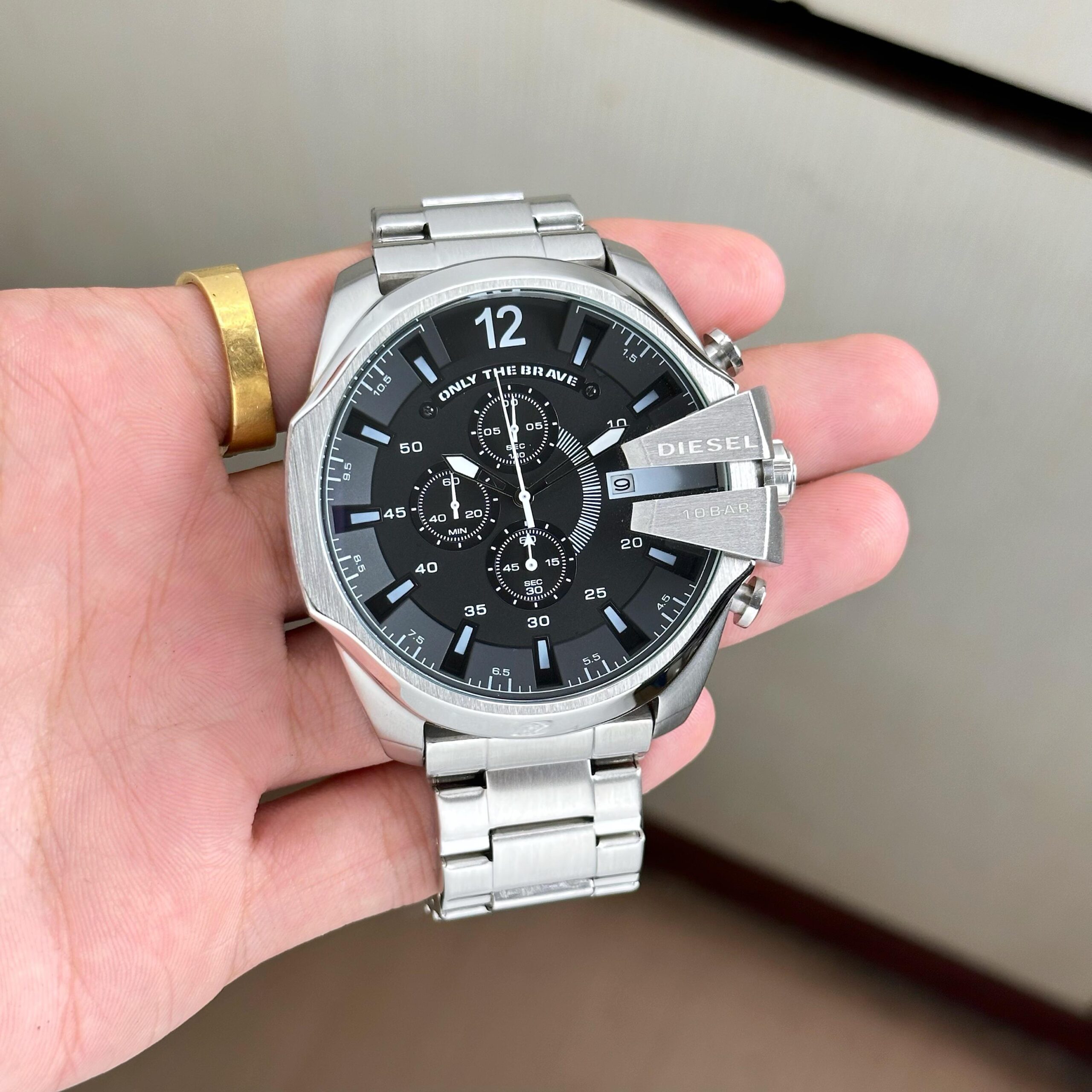 WhatsApp Image 2026-07-09 at 4.07.14 PM Diesel Mega Chief Chronograph Black Dial - Image 1