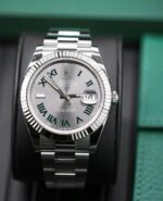 Rolex Oyster Perpetual Datejust Silver - Image 4