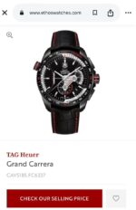 Tag Heuer Carrera Calibre Black Dial - Image 2