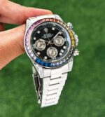 Rolex Diamond Silver Quartz - Image 5