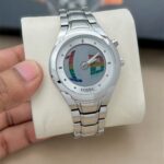 Fossil Silver Digital Analog