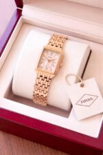 Fossil Raquel Pink Rectangular Dial - Image 3