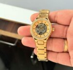 Fossil Eevie Golden Skeleton Automatic - Image 3