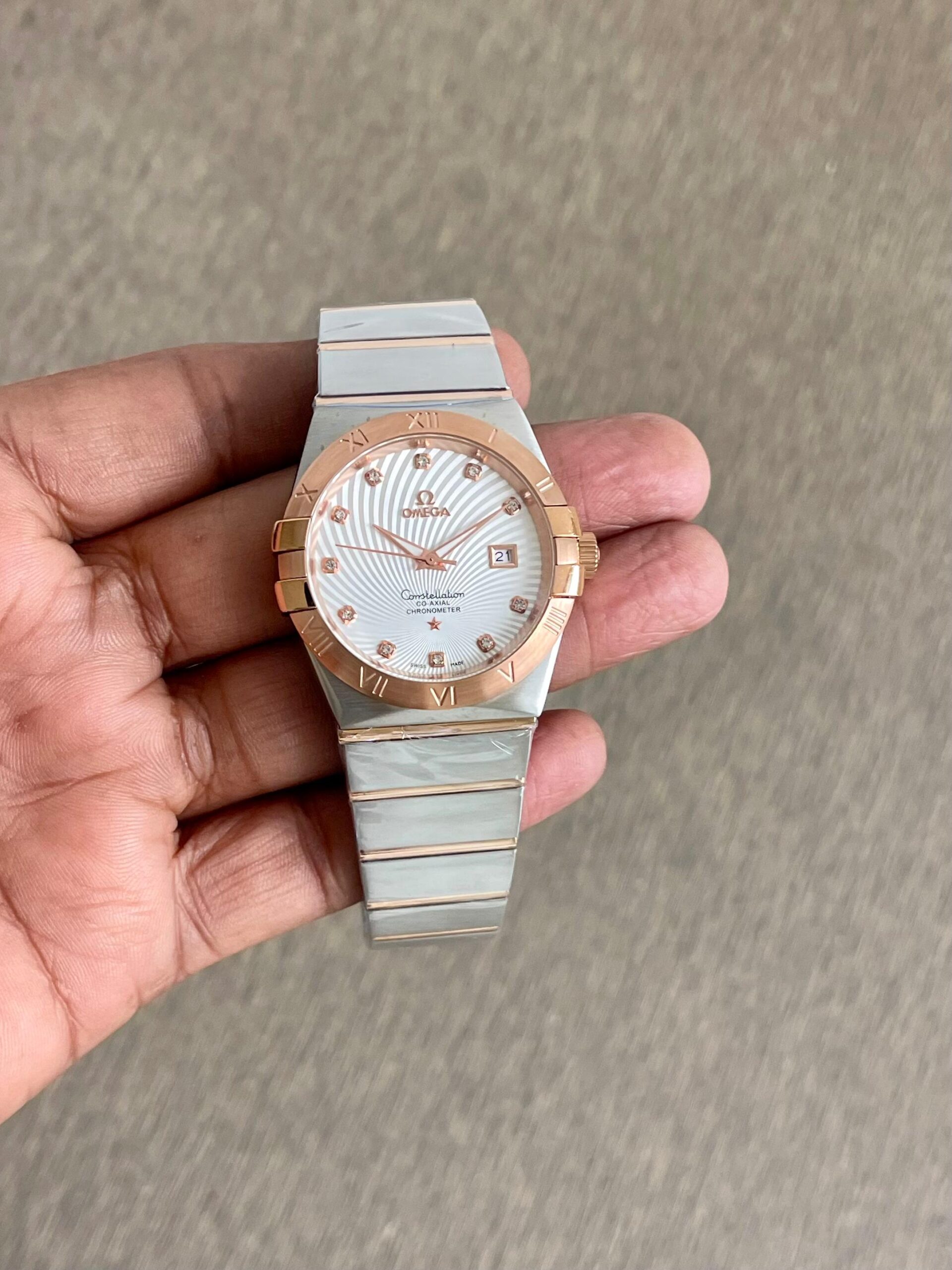WhatsApp Image 2026-07-09 at 6.37.44 PM Omega Constellation White Dial Quartz - Image 1