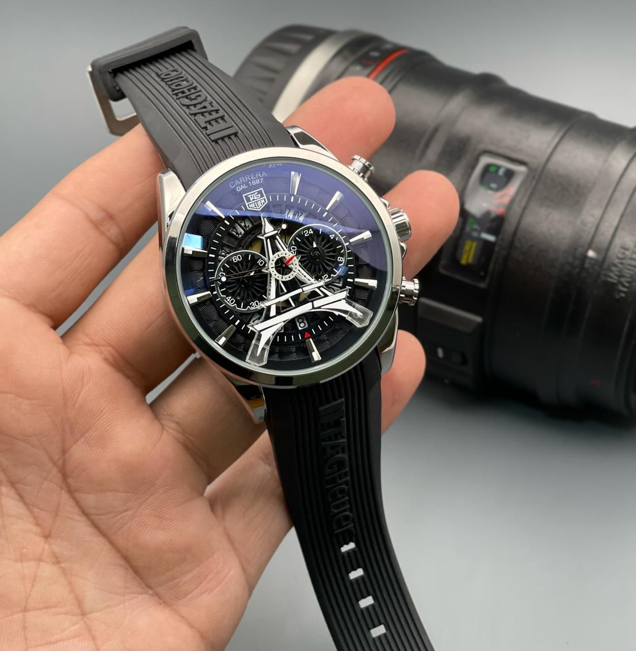 WhatsApp Image 2026-07-09 at 6.40.27 PM Tag Heuer Black Dial Chronograph - Image 1