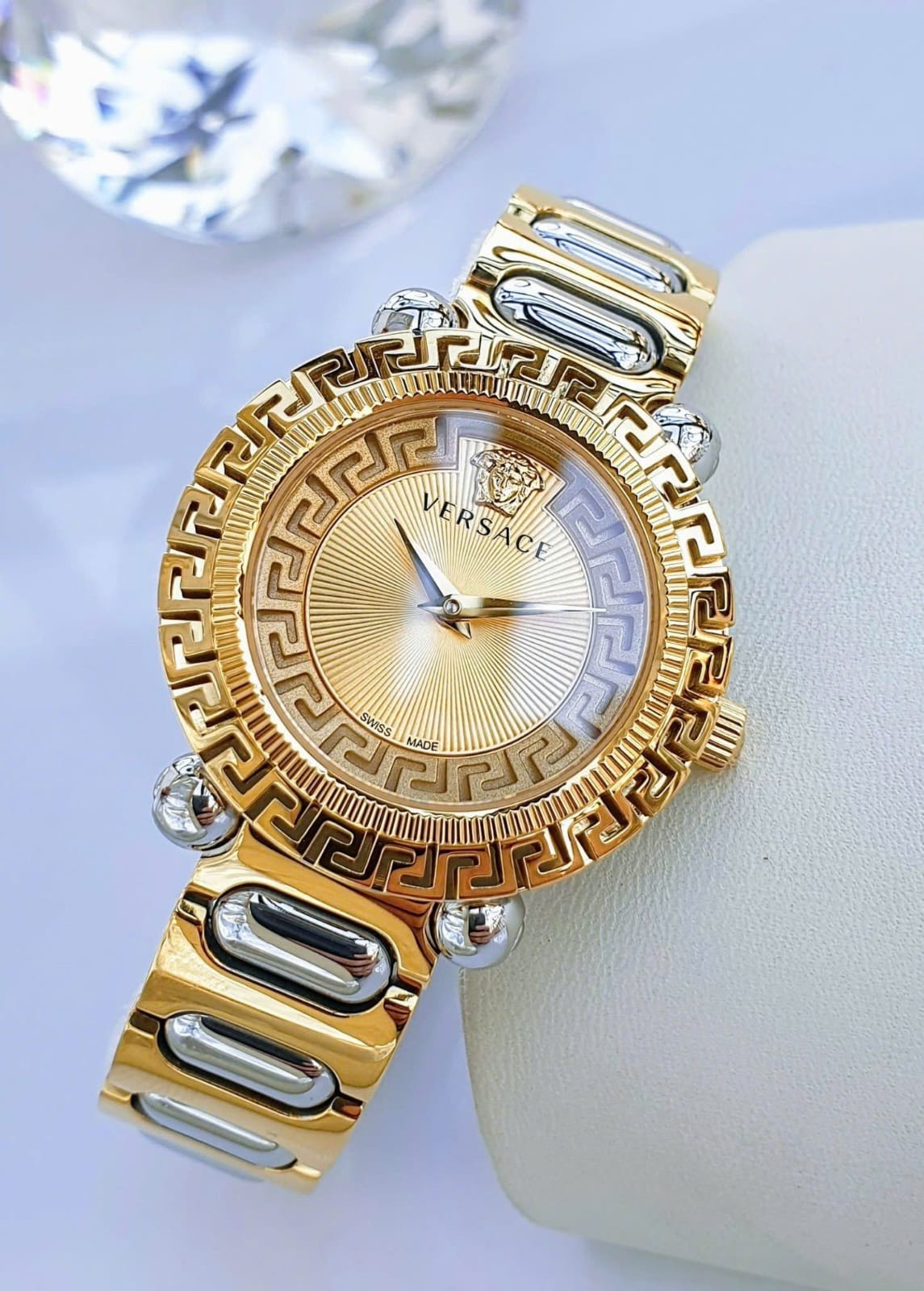 WhatsApp Image 2026-07-09 at 6.41.44 PM Versace Gold Dial Classic Series - Image 1