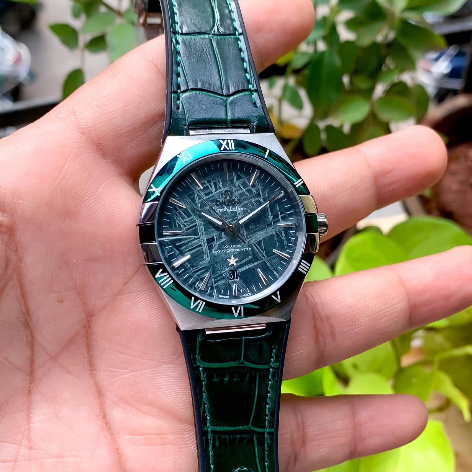 WhatsApp Image 2026-07-09 at 6.46.22 PM Omega Constellation Green Automatic - Image 1