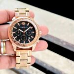 Versace Greca Rose Gold Chronograph