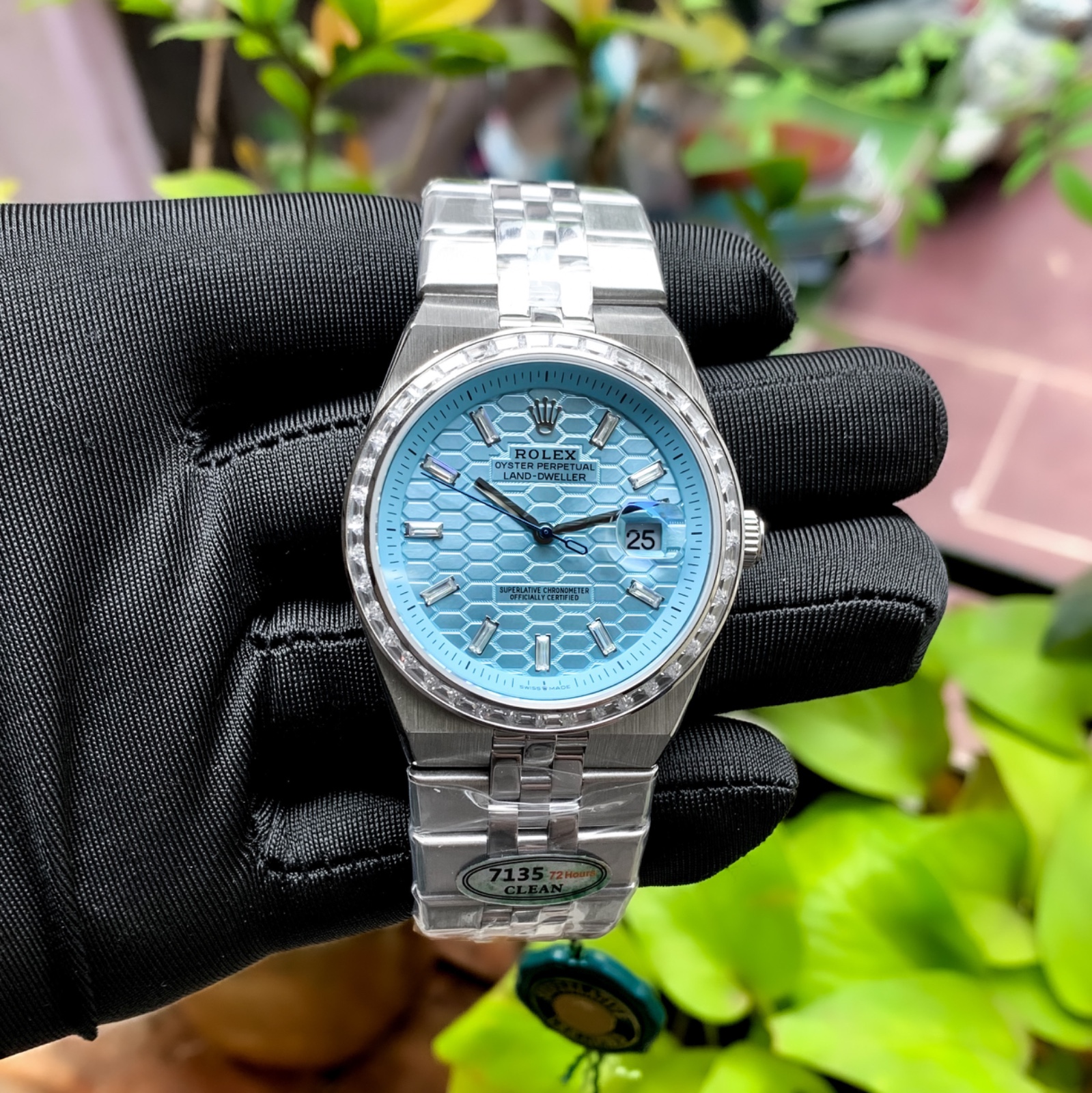 WhatsApp Image 2026-07-09 at 6.49.40 PM (1) Rolex Land-Dweller Ice Blue Dial - Image 1
