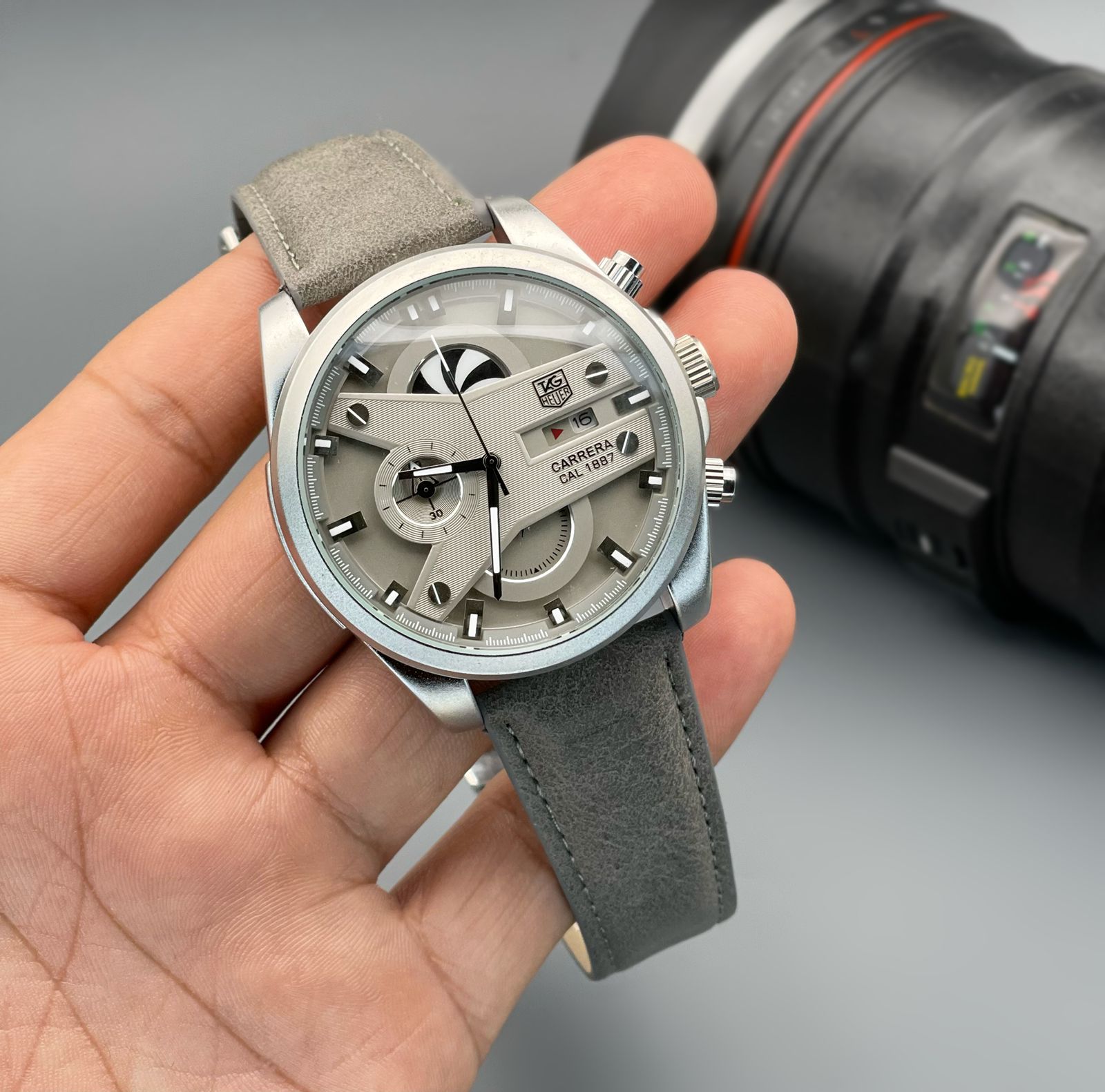 WhatsApp Image 2026-07-09 at 6.50.13 PM Tag Heuer CR7 Grey Chronograph - Image 1