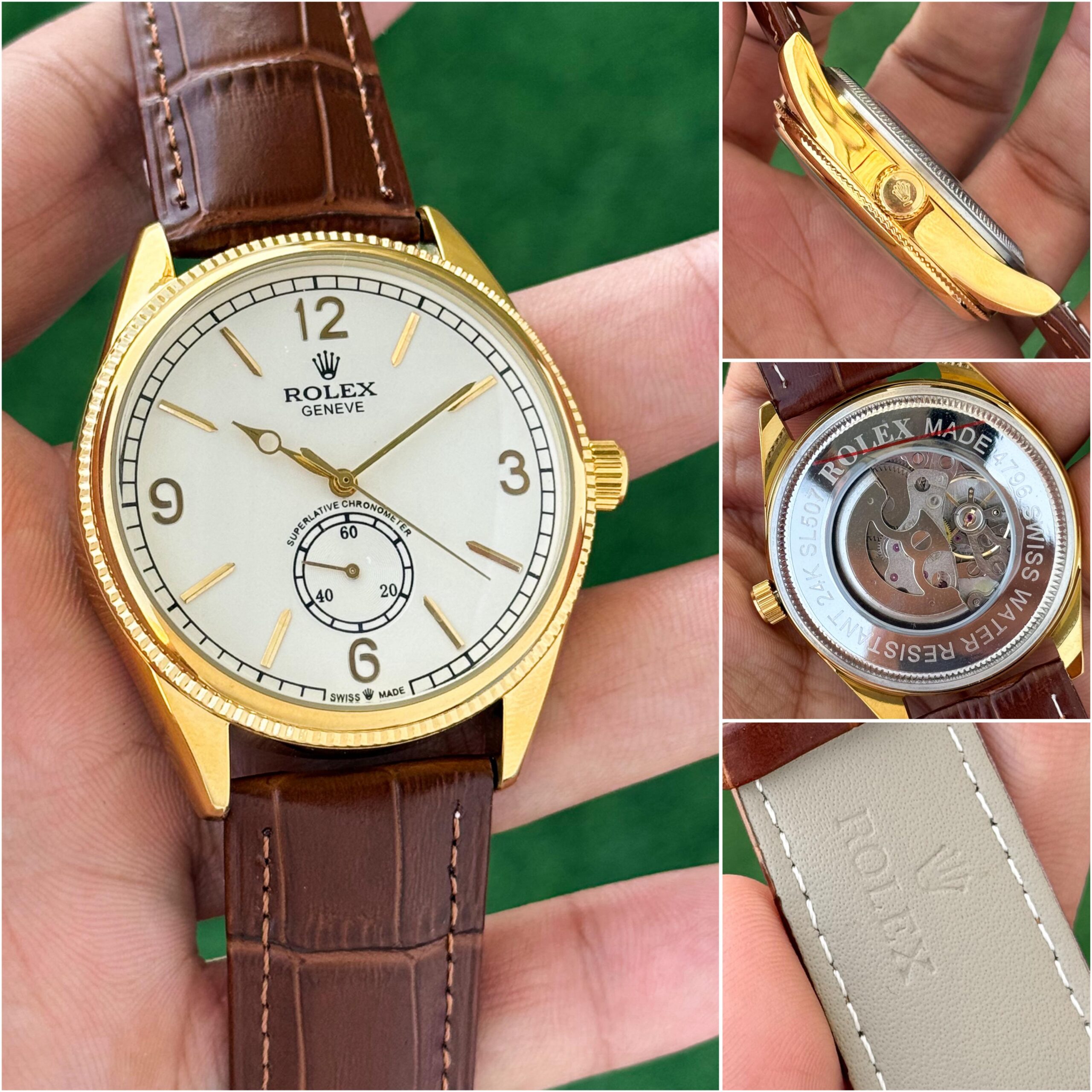 WhatsApp Image 2026-07-11 at 10.51.07 AM Rolex Geneve White Dial Automatic - Image 1