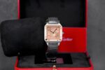 Cartier Santos Dumont Laquer Pink Gold Dial - Image 2