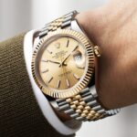 Rolex Oyster Perpetual Datejust Yellow Dial - Image 3