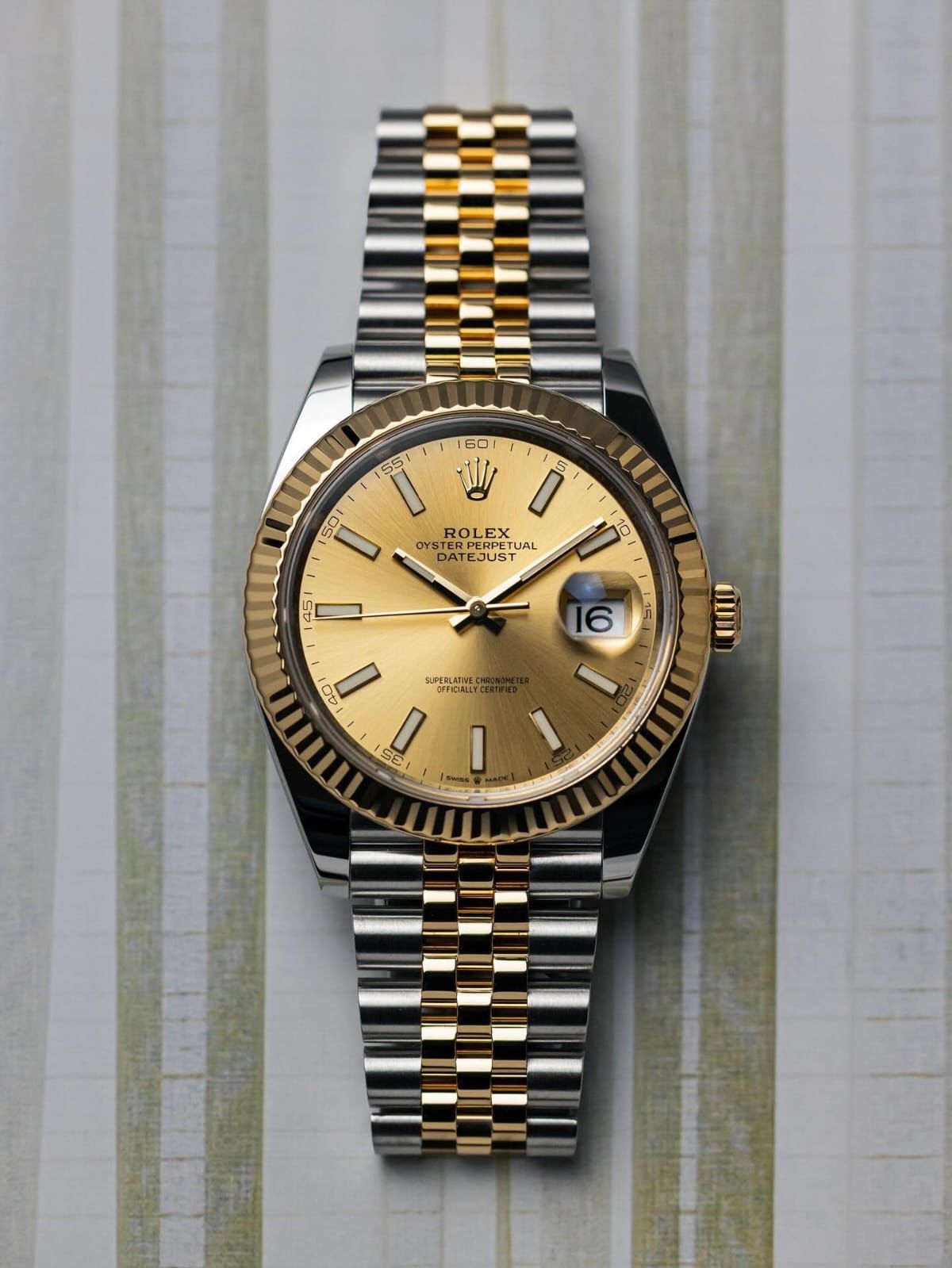 WhatsApp Image 2026-07-11 at 11.01.02 AM (1) Rolex Oyster Perpetual Datejust Yellow Dial - Image 1