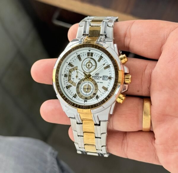 Edifice Casio EFR 539 Two Tone Chronograph - Image 1