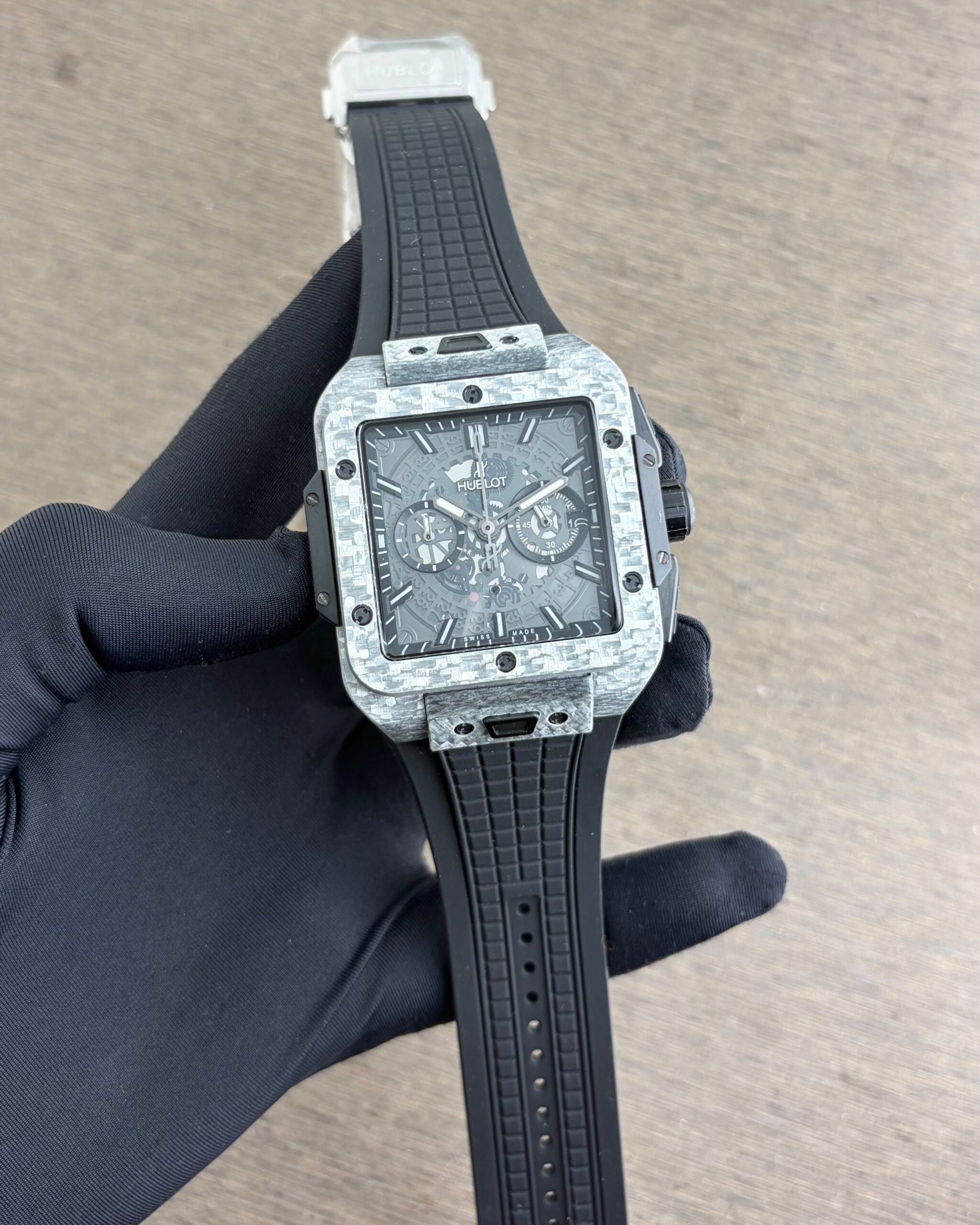WhatsApp Image 2026-07-12 at 8.19.52 PM (1) Hublot Square Bang Unico King Chronograph - Image 1