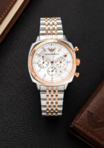 Emporio Armani White Dial Chrono - Image 2