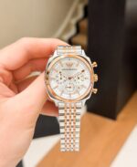 Emporio Armani White Dial Chrono - Image 3