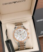 Emporio Armani White Dial Chrono - Image 5